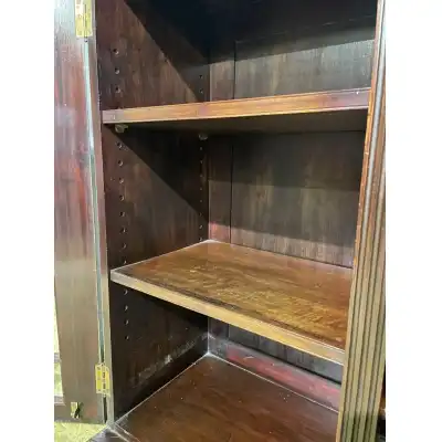 Antikes Mahagoni-Sideboard mit Bücherregal – 19. Jahrhundert