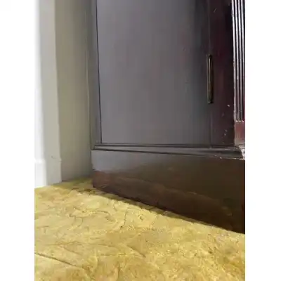 Antikes Mahagoni-Sideboard mit Bücherregal – 19. Jahrhundert