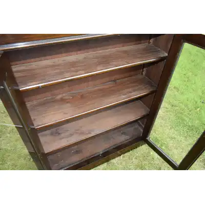 Edwardianisches Eichen-Bücherregal mit verglasten Türen – Zeitlos & Funktional, ca. 1900