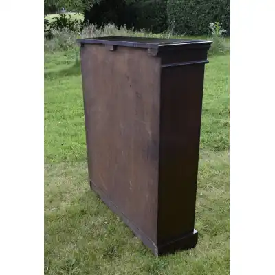 Edwardianisches Eichen-Bücherregal mit verglasten Türen – Zeitlos & Funktional, ca. 1900