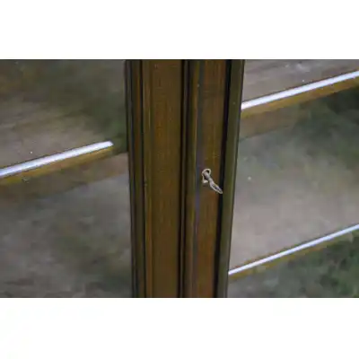 Edwardianisches Eichen-Bücherregal mit verglasten Türen – Zeitlos & Funktional, ca. 1900