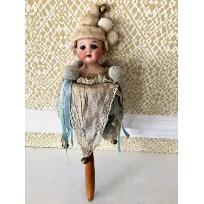 Charmante Schoenau & Hoffmeister Bisque Headed Marotte – C1890