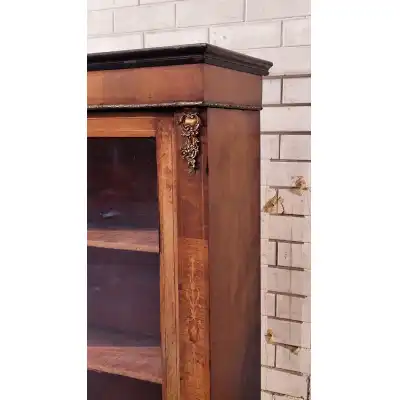 Antiker viktorianischer Walnuss-Pier-Schrank – Elegantes Möbelstück, ca. 1880