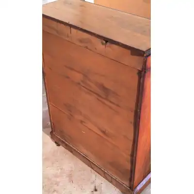 Antiker viktorianischer Walnuss-Pier-Schrank – Elegantes Möbelstück, ca. 1880