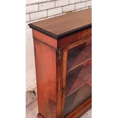 Antiker viktorianischer Walnuss-Pier-Schrank – Elegantes Möbelstück, ca. 1880