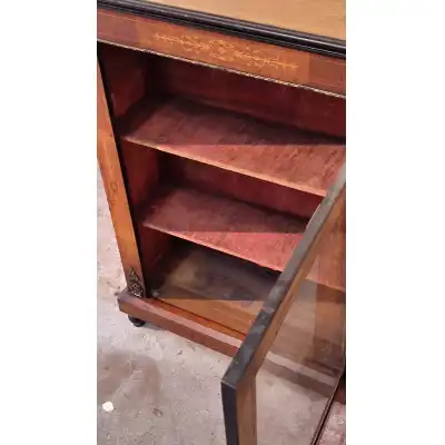 Antiker viktorianischer Walnuss-Pier-Schrank – Elegantes Möbelstück, ca. 1880