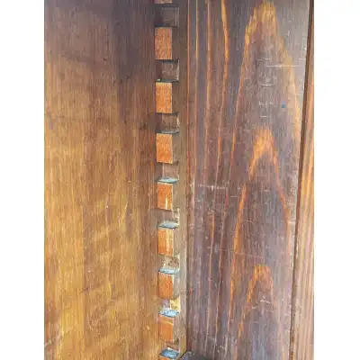 Antikes Mahagoni-Bücherregal – Offenes Design mit Galerie & Verzierungen, 19. Jahrhundert