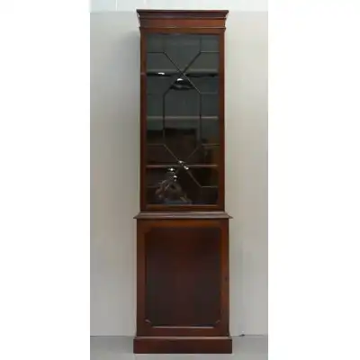 Exquisites Paar viktorianische Mahagoni-Bibliotheksschränke mit Astralverglasung, ca. 1880