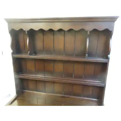 Antiker Sideboard aus Eichen Tellerschrank  Dresser