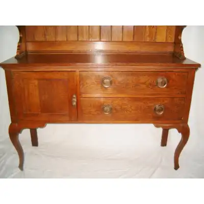 Antike Anrichte aus Massiv Eichen Sideboard
