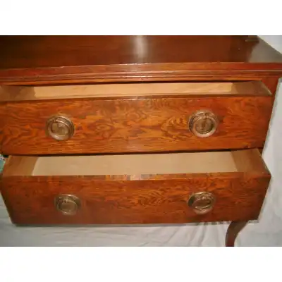 Antike Anrichte aus Massiv Eichen Sideboard