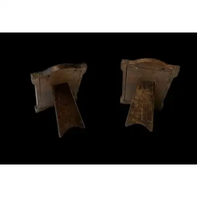 Edles Paar antiker Fotorahmen aus den 1920er Jahren – Versilbertes EPNS & Perlmutt-Dekor