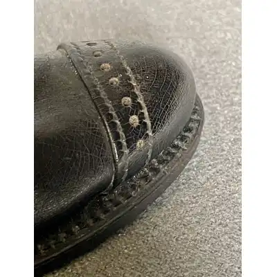 Seltene Miniatur-Lederschnürschuh aus England (ca. 1900-1925) – Handgefertigtes Sammlerstück
