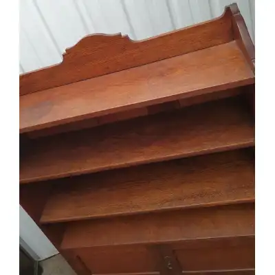 Offener Bücherschrank aus goldener Eiche