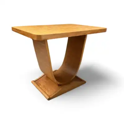 Art Déco Beistelltisch aus Ahorn