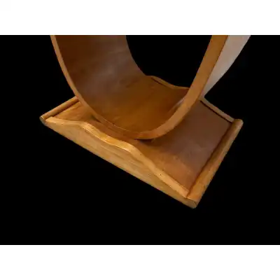 Art Déco Beistelltisch aus Ahorn