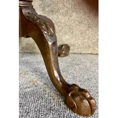 Edwardianischer Mahagoni-Lampentisch / Beistelltisch 