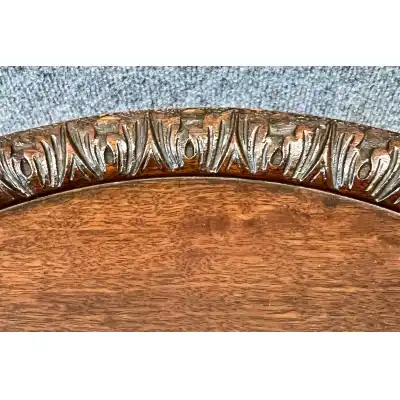 Edwardianischer Mahagoni-Lampentisch / Beistelltisch 