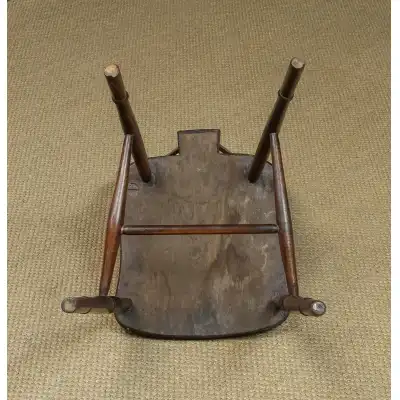 Set aus 10 viktorianischen Windsor-Stühlen 