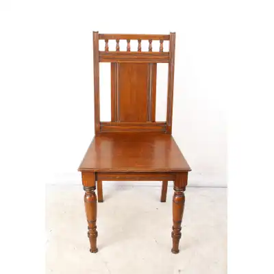 Originaler Viktorianischer Eichen-Stuhl – Zeitlose Eleganz