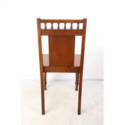 Originaler Viktorianischer Eichen-Stuhl – Zeitlose Eleganz