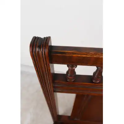 Originaler Viktorianischer Eichen-Stuhl – Zeitlose Eleganz