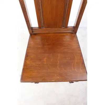 Originaler Viktorianischer Eichen-Stuhl – Zeitlose Eleganz