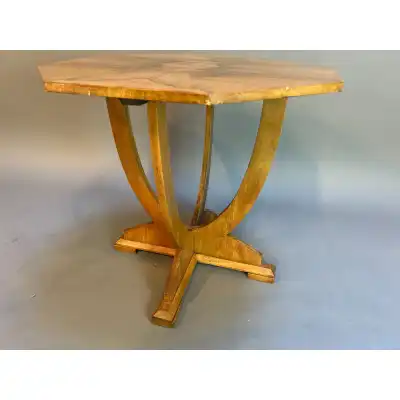 Eleganter Art-Déco Beistelltisch aus den 1930er Jahren