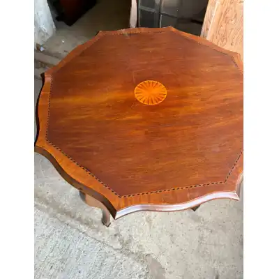 Antiker Edwardianischer Mahagoni-Couchtisch
