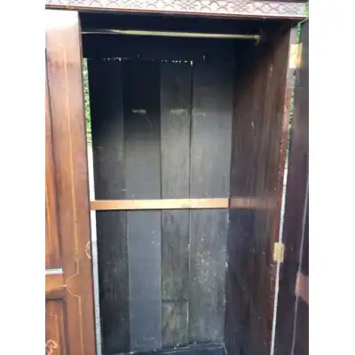 Hochwertiger Georgianischer Mahagoni-Kleiderschrank –