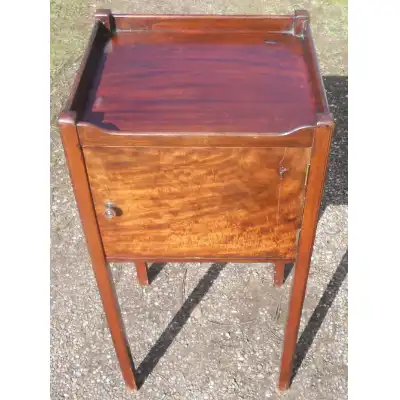 Georgianischer Mahagoni Beistelltisch mit Tablettaufsatz – Antik ca. 1800
