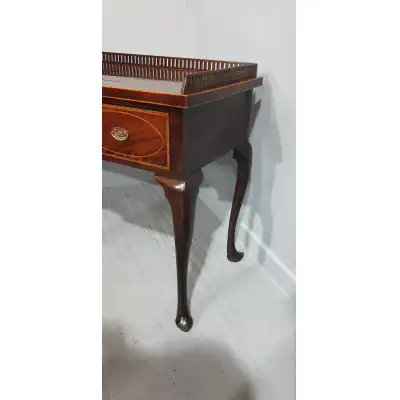 Irisches Mahagoni-Buffet oder Sideboard mit Intarsien – Antik, ca. 1900