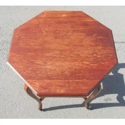 Edwardianischer Mahagoni-Achtecktisch – Antik, ca. 1900