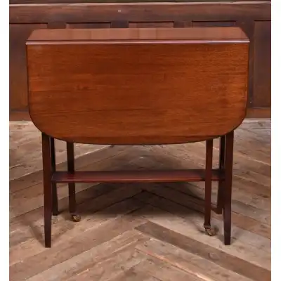 Edwardianischer Mahagoni-Sutherland-Tisch – Antik & Platzsparend