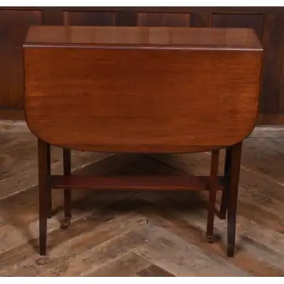 Edwardianischer Mahagoni-Sutherland-Tisch – Antik & Platzsparend