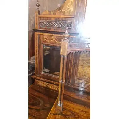 Spätvictorianisches Palisander-Sideboard mit Intarsien – Antik, ca. 1890