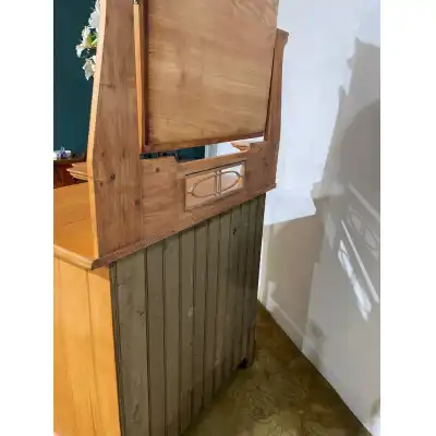 Edwardianische Spiegelkommode aus Satinholz – Antik, ca. 1900