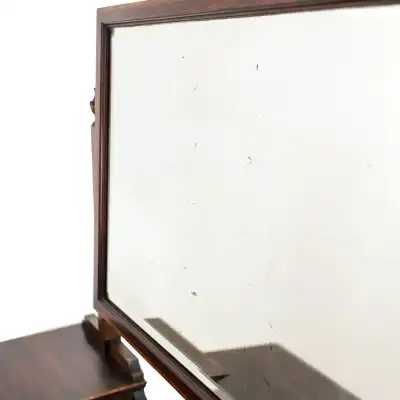 Antiker edwardianischer Mahagoni-Frisiertisch-Schminktisch 