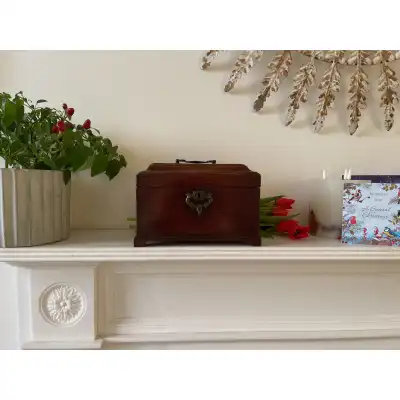 Antike Mahagoni-Teekiste - Teebox mit Geheimfach – Georgianisch, ca. 1780