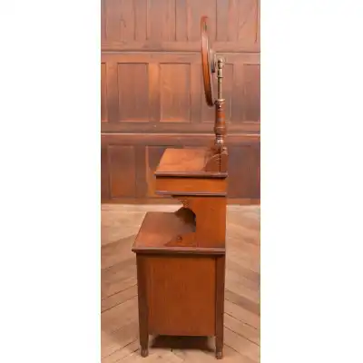 Edwardianischer Rasierständer aus Eiche – Antikes Schmuckstück für Ihr Zuhause 