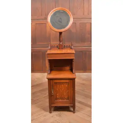 Edwardianischer Rasierständer aus Eiche – Antikes Schmuckstück für Ihr Zuhause 