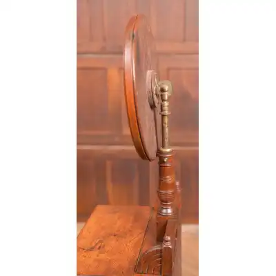 Edwardianischer Rasierständer aus Eiche – Antikes Schmuckstück für Ihr Zuhause 