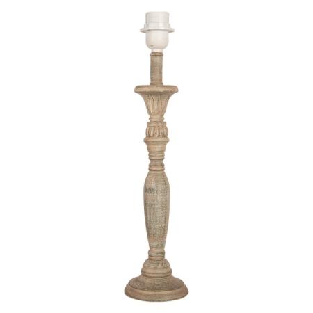 Clayre & Eef Lampenfuß Ø 11x46 cm Braun Holz