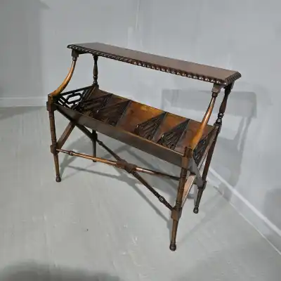 Mahagoni-Bücherregal im Regency-Stil – Antik ca. 1920