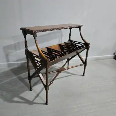 Mahagoni-Bücherregal im Regency-Stil – Antik ca. 1920