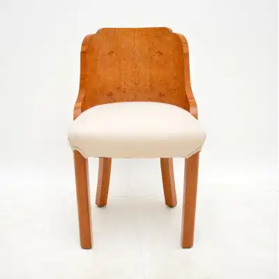 Art-Déco Esszimmer-Set aus Maser-Walnuss – Epstein, ca. 1930