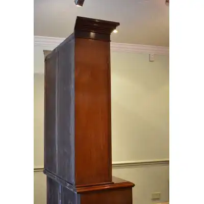 Eleganter viktorianischer Mahagoni-Bücherschrank – Antik