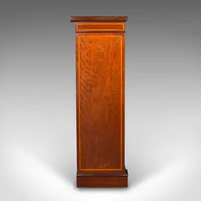 Großer antiker englischer Vitrinenschrank – Edwardianische Epoche, ca. 1910