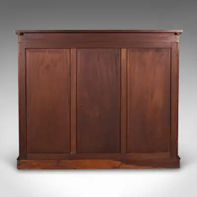 Großer antiker englischer Vitrinenschrank – Edwardianische Epoche, ca. 1910