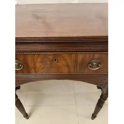 Antikes George III Mahagoni-Breakfront-Sideboard – 18. Jahrhundert